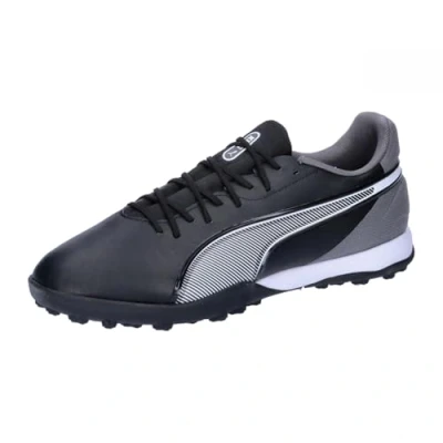 Abbildung von Puma KING Match TT Fußballschuh Multinocken, Herren, Größe: 39, Black/white/cool dark gray Schuhe