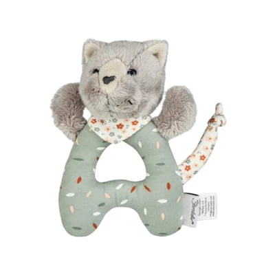 Abbildung von Sterntaler Greifling Katze Kuscheltier für Kinder, Größe: One Size, Graufarbig