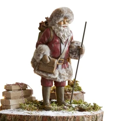 Abbildung von Mirabeau Weihnachtsfigur Weihnachtsmann Geney antikbraun/antikrot