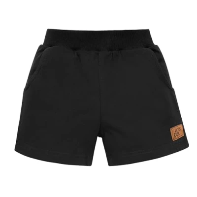Abbildung von Pinokio kurtze Hose Lets Rock, 95% Cotton 5% Elastane schwarz, Jungen, Gr 62 122(80)