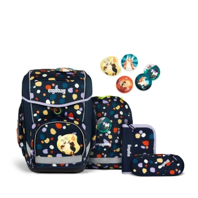 Abbildung von ergobag Schulranzen Set Bärnsteinhöhle Dunkelblau