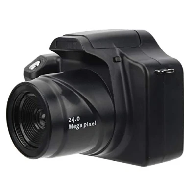 Abbildung von Goshyda Digitalkamera, Tragbare 24MP 18X Zoom 3in LCD HD Bildschirm SLR Kamera, Eingebautes Blitzlicht, für Fotoaufnahmen, Vlog, Videoaufnahmen, Aufzeichnung des wunderbaren Lebens (Standard Edition)