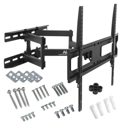 Abbildung von Maclean MC 762 TV Wandhalterung, (Max. 30 kg, 37 70&quot; Zoll, 70 460 mm, ± 15 Grad, 3x 90 Grad)