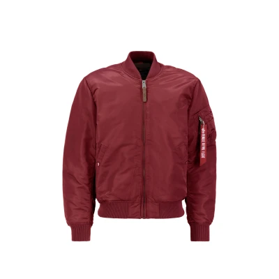 Abbildung von Alpha Industries Herren Jacke MA 1 VF 59, Rot (Burgundy 184), Small