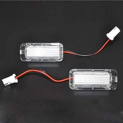 Abbildung von LED Kennzeichenbeleuchtung, 18 LEDs, Canbus, für Ford Focus, Fiesta, Mondeo, MK4, Kuga, Galaxy S Max, C, MK2, DA3, MK3, MK5, MK6, 2 Stück