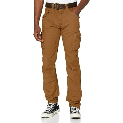 Abbildung von Schott Multipocket Cargohose, Herren, Größe: 34, Camel