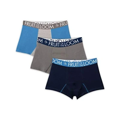 Abbildung von Fruit of the Loom Herren Trunks, Short Leg Boxer Briefs Retroshorts, Leistungskühlung Farben können variieren, Medium