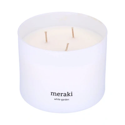 Abbildung von Meraki White Garden Scented Candle Large