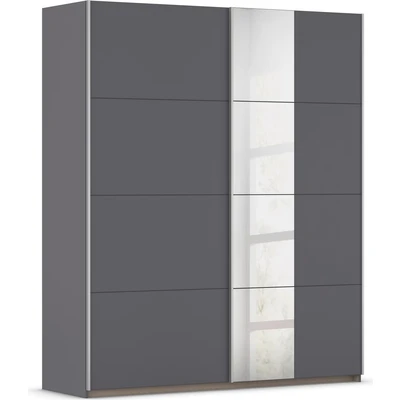 Abbildung von rauch Schwebetürenschrank &quot;Kleiderschrank Schrank Garderobe Schlafzimmerschrank OXFORD&quot;, (in 3 verschiedenen Ausstattungen BASIC/CLASSIC/PREMIUM), mit Griffleisten aus Metall, auch für kleinere Räume MADE IN GERMANY