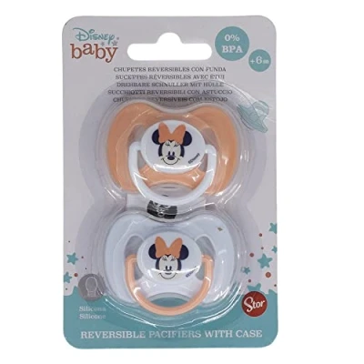 Abbildung von 2ER SET SCHNULLER WENDE SILIKONSAUGER +6 M MIT MINNIE INDIGO DREAMS
