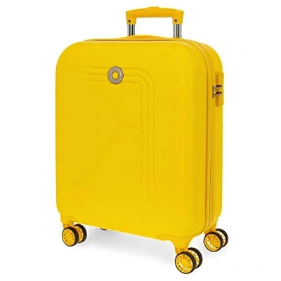 Abbildung von Movom Riga Kabinenkoffer Gelb 40x55x20 cms Hartschalen ABS Kombinationsschloss 37L 2,8Kgs 4 Doppelräder Handgepäck