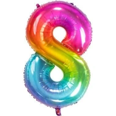 Abbildung von Heliumballon lecker gummiartiger Regenbogen Abbildung 8 81 cm