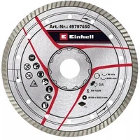 Abbildung von Original Einhell Turbo Diamant Trennscheibe 180 x 25,4 mm (Fliesenschneider Zubehör, Ø mm, 6 Diamantrand, max. 8500 min 1)
