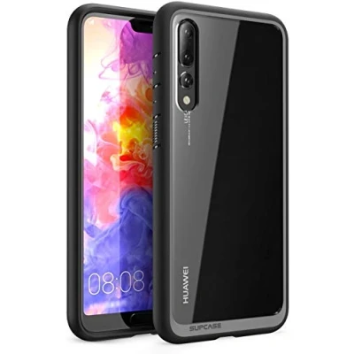 Abbildung von SupCase Huawei P20 Pro Hülle Premium Handyhülle Hybrid Case Transparent Schutzhülle Backcover [Unicorn Beetle Style] für 2018 (6.1 Zoll) (Schwarz)