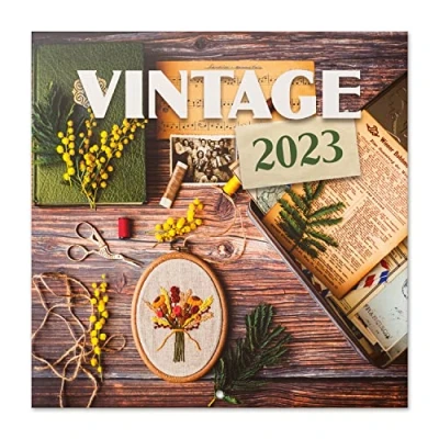 Abbildung von Grupo Erik Wandkalender 2023, Vintage Wandkalender, Kalender zum Aufhängen, 2023 Familienkalender offizielle Lizenz, FSC zertifiziert