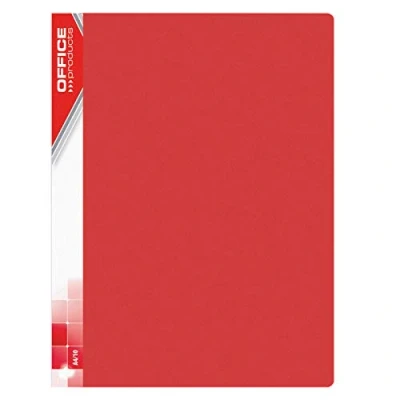 Abbildung von OFFICE PRODUCTS 21124011 04 Sichtmappe PP, A4, 850µ, 40 Prospekthüllen, rot