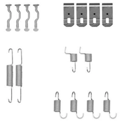 Abbildung von HELLA 8DZ 355 201 971 Zubehörsatz, Feststellbremsbacken HONDA: CR V 2, Accord 7 Tourer, FR