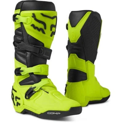 Abbildung von Fox Racing Herren Comp Motocross Stiefel, Flo Gelb, 9.5