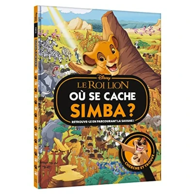 Abbildung von le ROI LION Où se cache Simba ? Cherche et Trouve Disney: Retrouve en parcourant la savane !