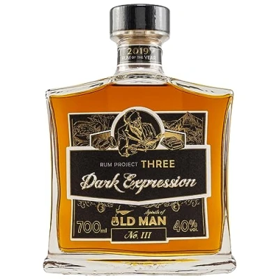 Abbildung von Old Man Rum Project Three Dark Expression 700 ml 40% Vol. Aromen von Röst Kaffee &amp; dunkler Schokolade Leichte Leder Tabaknoten des Jahres 2019