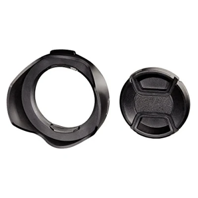 Abbildung von Hama Gegenlichtblende für Weitwinkelobjektive, Objektivdeckel, Einschraubfassung 62 mm, Schwarz
