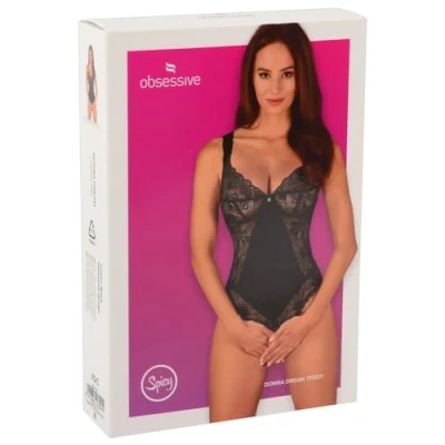 Abbildung von Donna Dream Body Mit Offenem Schritt Schwarz
