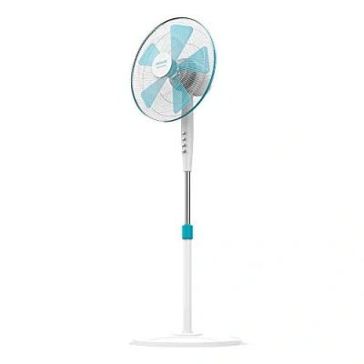 Abbildung von Cecotec EnergySilence 510 Standventilator. 40 W, 5 Flügel mit cm Durchmesser, oszillierend, 3 Geschwindigkeiten, einstellbare Höhe 115 135 cm, Kupfermotor, schwarzes Design (Weiß 110 130 cm)