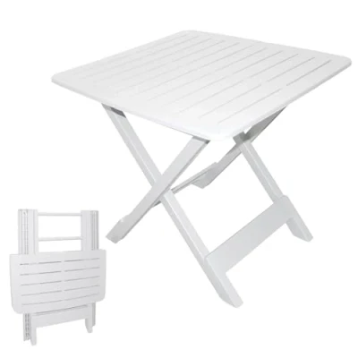 Abbildung von Spetebo Gartentisch Klapptisch Tevere 72 cm (Stück, 1 St., Gartentisch), Kunststoff Garten Beistelltisch