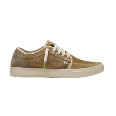 Abbildung von Satorisan Casual Sneaker Herren und Damen Heisei Suede Vintage Leder Sportschuhe Bequem, Nachhaltig Dauerhaft Farbe Faded Chestnut Größe 40