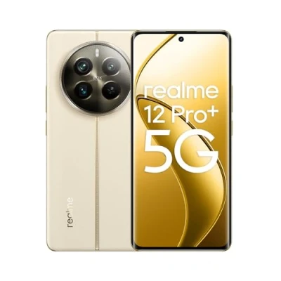 Abbildung von realme 12 Pro+ 5G Smartphone 8+256GB, Sony IMX890 OIS Camera, 3X Optical Zoom, Snapdragon 7s Gen 2 Chipset, 6.7inch 120Hz Curved Vision Display, 67W SUPERVOOC Charge, 5000mAh Massive Battery, beige