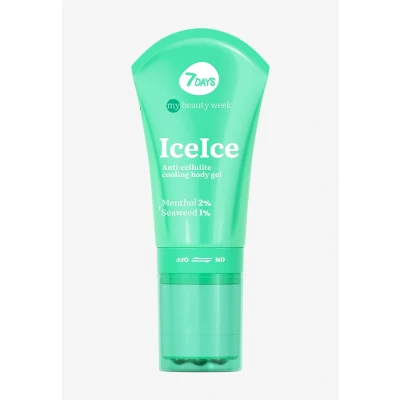 Abbildung von 7days MY Beauty WEEK Iceice Anticellulite Cooling BODY GEL Menthol 2% + Seaweed 1% Feuchtigkeitspflege, Größe: 130 ml,