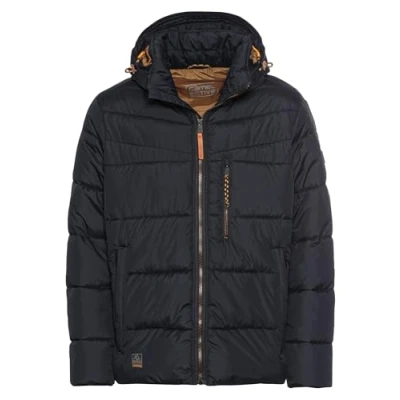 Abbildung von camel active Stepp MIT Abnehmbarer Kapuze Winterjacke, Herren, Größe: 58, Night blue