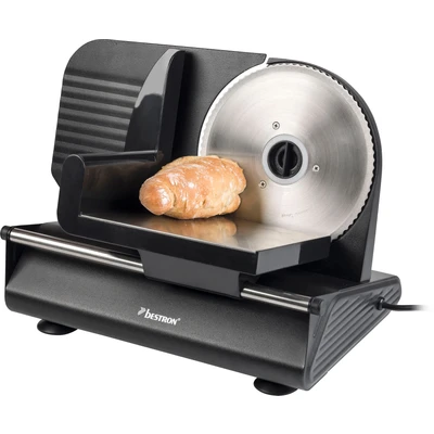 Abbildung von bestron Allesschneider &quot;AFS9003&quot;, 150 W, Schnittstärke 0 15 mm, 2 Geschwindigkeiten, Schwarz