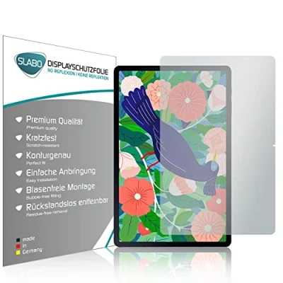 Abbildung von Slabo 2 x Displayschutzfolie kompatibel mit Samsung Galaxy Tab S7 FE (Wi Fi 5G) S7+ Plus Displayschutz Schutzfolie Folie No Reflexion Keine Reflektion MATT