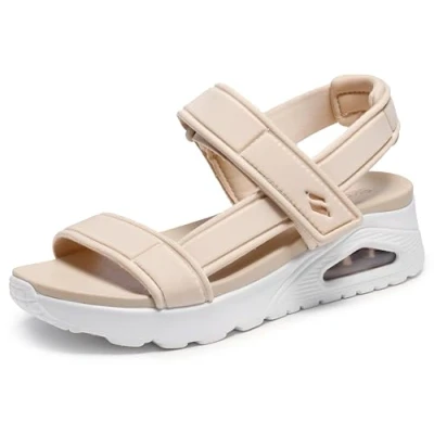 Abbildung von Skechers Damen UNO Summer STAND2, Natürlicher Duraleather, 36 EU