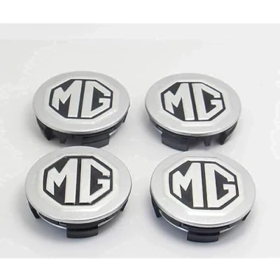 Abbildung von 4 Stück Nabendeckel Zubehör für MG MG4 2022 2023 56mm, Felgendeckel Radnabendeckel Radnabenabdeckung Felgen Center Wasserdicht