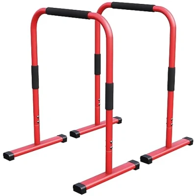 Abbildung von Push Up Stand Dip Barren Schwarz/Rot/Blau