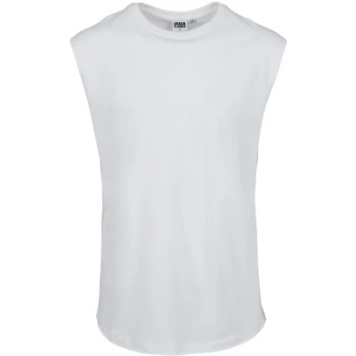 Abbildung von Urban Classics Herren T Shirt Open Edge Sleeveless Tee, ärmelloses für Männer, Rundhals, Baumwolle, erhältlich in vielen Farben, Größen XS 5XL