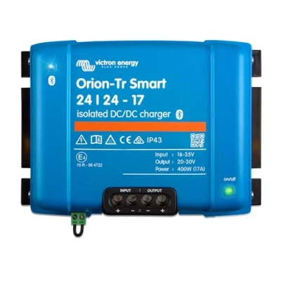 Abbildung von Victron Energy Orion Tr Smart DC Ladebooster (Bluetooth) 24/24V, 17 Amp, 400 Watt Batterie Ladegerät für Doppelbatteriesysteme Isoliert