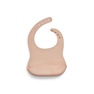Abbildung von Jollein Lätzchen mit Auffangschale Wasserdicht Pale Pink