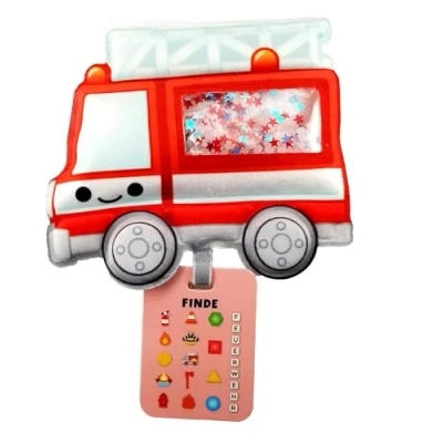 Abbildung von Bauer Spielwaren Bizyboo Feuerwehr: Beschäftigungstäschchen mit versteckten Objekten, für Kinder ab 3 Jahren (21002)