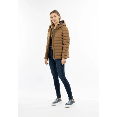 Abbildung von DREIMASTER Maritim Damen wattierte Winterjacke M / Dunkler Sand 100% Polyester