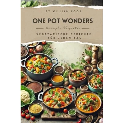 Abbildung von 66 vegetarische One Pot Gerichte: Schnell, lecker und unkompliziert: Das ideale Kochbuch für Berufstätige, Studenten alle, die gerne zeitsparend kochen (One Kochbücher von William Cook)