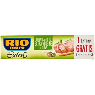 Abbildung von 6x Rio Mare Tonno olio extra vergine di oliva Thunfisch natives Olivenöl 4x 80g