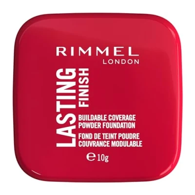 Abbildung von Rimmel Lasting Finish Buildable Coverage Puder Foundation 007 Golden Beige