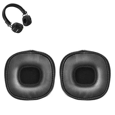 Abbildung von Major III Ersatz Ohrpolster, Ersatzohrpolster, Ersatzteile, kompatibel mit Marshall 3 kabelgebundenen/kabellosen Bluetooth On Ear Kopfhörern (Schwarz)
