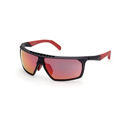 Abbildung von adidas Herren Sp0030 Sonnenbrille, Mattes Schwarz, 70