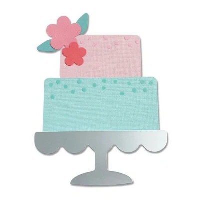 Abbildung von Sizzix Bigz Die Celebration Cake 665095 Alexis Trimble (01 21)