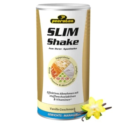 Abbildung von Peeroton SLIM Shake Vanille Diät Abnehm Shake, vegetarisch und glutenfrei, vollständiger Mahlzeitenersatz, enthält alle wichtigen Proteine, Vitamine Mineralstoffe für schnelles Abnehmen 500 g