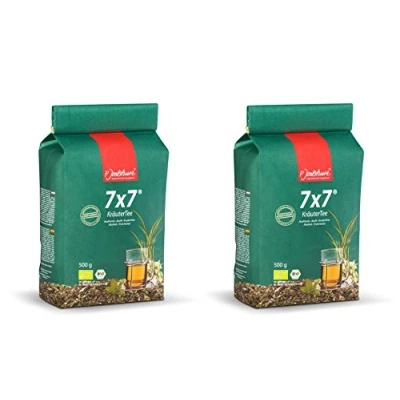 Abbildung von 2 x Jentschura 7x7 KräuterTee 500 g ( 1KG) in Bio Qualität (10 Proben gratis)